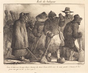 Škola metaře od Nicolas Toussaint Charlet