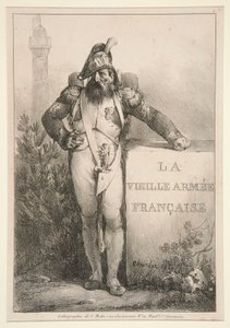 Frontispis pro sérii La Vieille Armee Francaise od Nicolas Toussaint Charlet