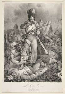 Francouzský voják od Nicolas Toussaint Charlet