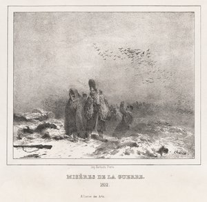 Morální a filozofická abeceda pro malé a velké děti: Miseries of War (1812) od Nicolas Toussaint Charlet
