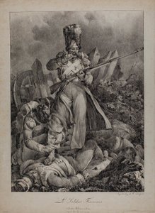 Francouzský voják od Nicolas Toussaint Charlet