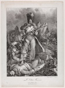 Francouzský voják Francouzský voják, 1818.