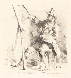 Malíř znamení od Nicolas Toussaint Charlet