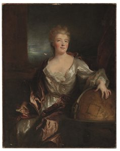 Portrét Gabrielle-Émilie le Tonnelier de Breteuil, Marquise du Châtelet (olej na plátně) od Nicolas de Largillière