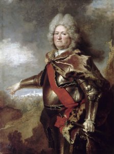 Antoine Le Prestre, hrabě z Puy-Vauban (1654-1731), guvernér města Béthune od Nicolas de Largillière