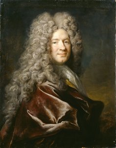 Německy: ne Portrét muže ve fialovém rouchu od Nicolas de Largillière