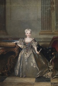 Infanta Mariana Victoria Španělska, 1724 od Nicolas de Largillière