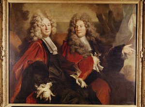 Portrét konšela Huguese Desnotse a konšela Bouheta, zvolený v roce 1702 od Nicolas de Largillière