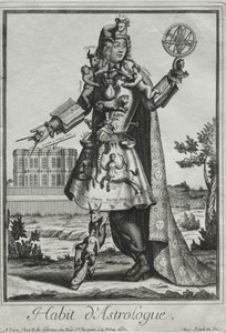 Fantazijní kostýmy: Kostým astrologa, c. 1690.