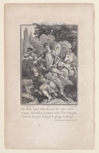 Canto 42, místnost 64, od Orlanda Furioso, 1774., 1774.