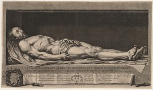 Tělo Kristovo v hrobě od Nicolas de Platte-Montagne