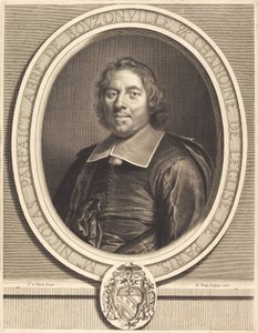 Nicholas Dokonalý od Nicolas de Poilly after Claude Lefebvre