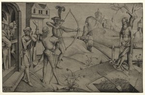 The Kings Sons Shooting at their Dead Fathers Body, 1495-1504.