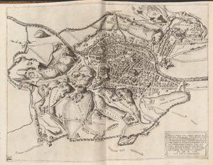 Topografická mapa starověkého Říma od Nicolaus Beatrizet