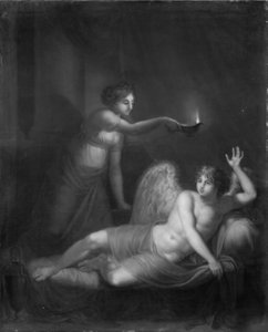 Amor probuzený Psyché od Nicolaus Wolff