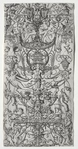 Ozdobný panel s ptačí klecí, c. 1500-1512.
