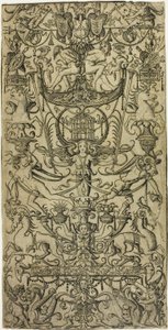 Panel Ornament s ptačí klecí