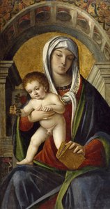 Triptych Panel s Madonou a dítětem, 1490-1500