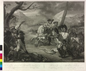 19.10.1796 arcivévoda Karel v bitvě u Emmendingenu od Nicolo Schiavonetti