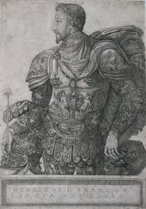 Henri II, král Francie, ve věku 28 let, 1547.