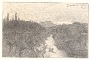 Italská krajina od Niels Jakob Jakobsen Bjerre