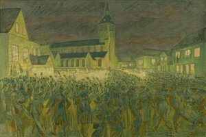 Pochodňový vlak 1867 pro H.C. Andersena v Odense od Niels Larsen Stevns