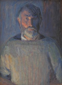Portrét umělce. Světlo lampy od Niels Larsen Stevns