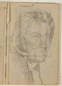 Studie af Thorvaldsen efter Eckersbergs maleri (1814)   1297466   cs       czech Successfully Translated  Original: Gezicht op Maarseveen A View of Maarseveen looking toward (1) Daelwyk (2) Vechthoven (3) & Den Oever / Vüe de Maarseveen regardant vers (1)  od Niels Larsen Stevns