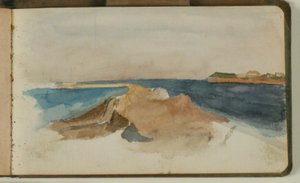 Pohled na Øresund, u pevností od Niels Larsen Stevns