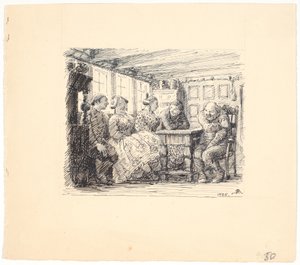 Malá bílá kočka od Niels Skovgaard