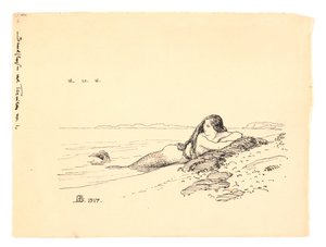 Ilustrace pro "Písečná horečka v Tisvilde" od Niels Skovgaard
