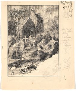 Strandwarslet a Kirkegrimen od Niels Skovgaard