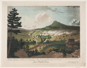 Šerm v Berbyegaard v Enningdalen, ve Frederichshaldu, 12. září 1808 od Niels Truslew