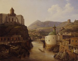 Pohled na Tiflis, 1839