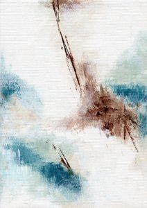 Texturovaná modro-hnědá abstrakce