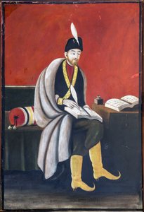 Shota Rustaveli (1172-1216) pár Pirosmani (Pirosmanashvili), Niko (1862-1918). Olej na desce, velikost: 10572