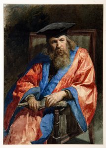 Portrét Dmitrije Mendělejeva v šatech University of Edinburgh