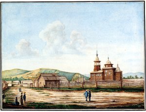 Kostel v Chitě, 1829-1839 od Nikolai Alexandrovich Bestuzhev