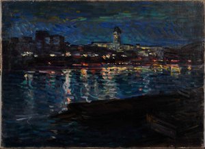 Seina v noci, c. 1905. od Nikolai Alexandrovich Tarkhov
