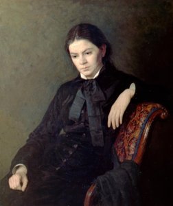 Portrét neznámé dámy od Nikolai Alexandrovich Yaroshenko