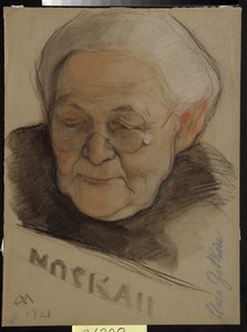 Portrét Clary Zetkinové (rozená Eisneer od Nikolai Andreevich Andreev
