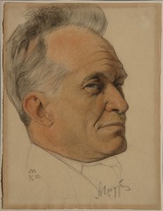 Portrét Alexandra Dmitrieviče Tsiurupa 1870-1928, 1922
