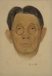 Portrét Sen Katayama 1859-1933, 1922