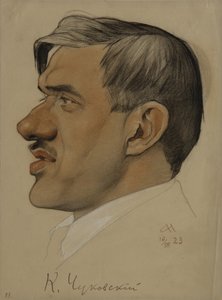 Portrét autora Korney I. Čukovského 1882-1969, 1923