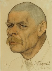 Portrét autora Maxima Gorkého 1868-1939, 1921