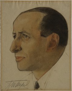 Portrét rektora Alexandra Tairova 1885-1950, počátek 20. let 20. století