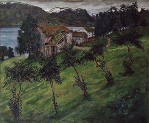 Jabloň v Bjorset v Jolster od Nikolai Astrup