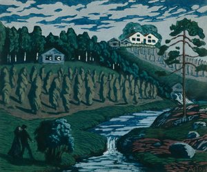 Velké snopy (olej na plátně) od Nikolai Astrup