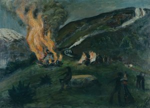 Svatojánský oheň od Nikolai Astrup