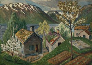 Mistbenken (studený rám) od Nikolai Astrup
